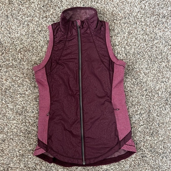 Lululemon Rebel Runner Bordeaux Berry Hyper Vest - Picture 5 of 6